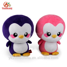 Custom plush mini pink soft stuffed penguin toys